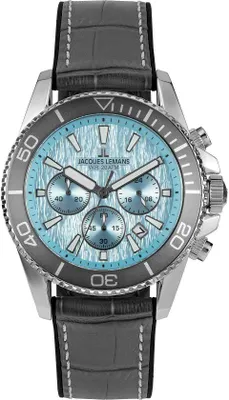 Produktbild von Jacques Lemans Chronographen Liverpool Diver Blue - Grey