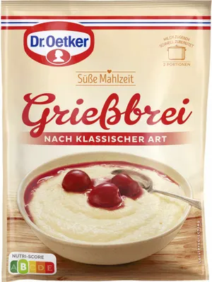 Image de Dr. Oetker Repas sucré Semoule (1x92g sachet)