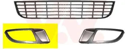 Produktbild von VAN WEZEL Lüftungsgitter Grill Stoßfänger für FIAT BRAVO II (198) mit Loch/Löchern für Nebellampen