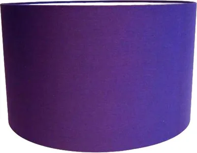 Immagine prodotto di Paralume per lampada da tavolo in policotone cilindrico viola TL 45-45-20