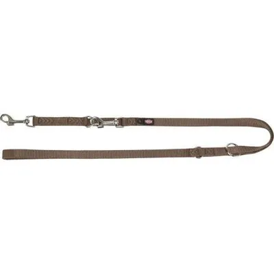 Produktbild von TRIXIE Premium V-Leine, M–L: 2,00 m / 20 mm, haselnuss