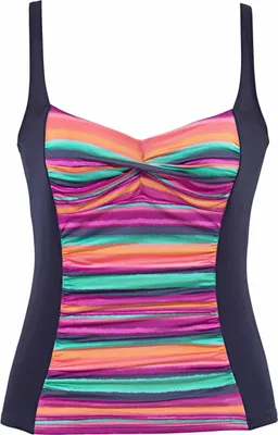 Produktbild von LASCANA Bügel-Tankini-Top Rainbow bunt-gestreift Größe 44 Cup D