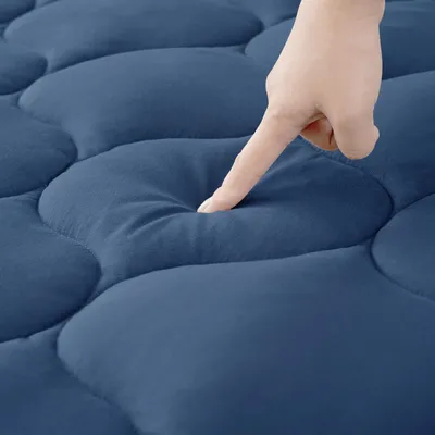 Imagen del producto de Colchón Matras Topper de 140x200 cm con esquinas reforzadas y lavable a máquina