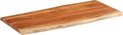Produktbild von vidaXL Tischplatte 140x60x2,5cm Rechteckig Massivholz Akazie Baumkante