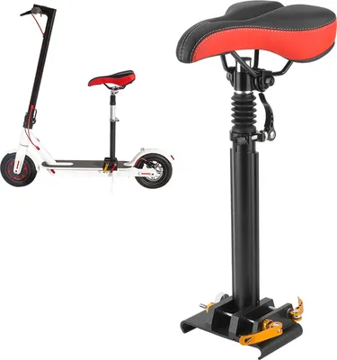 Immagine prodotto di Durevole sella regolabile scooter elettrico per Xiaomi M365 Scooter nero rosso
