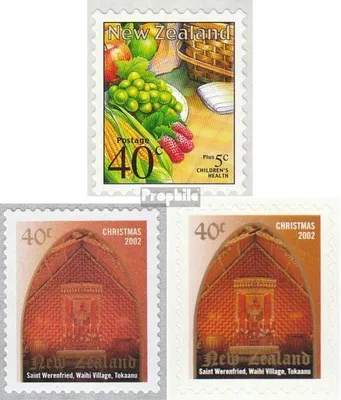 Produktbild von Briefmarken Neuseeland 2002 Mi 2013,2023BA,2023BC (kompl.Ausg.) postfrisch Gesundheit
