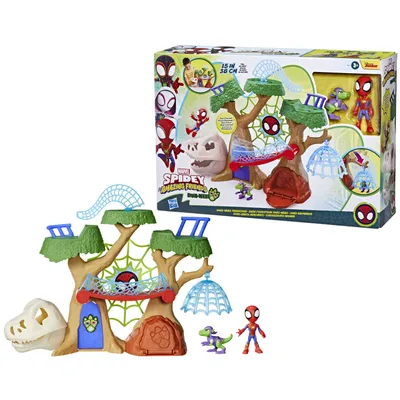 Produktbild von Marvel Spidey und Seine Super-Freunde Dino-Baumhaus Superhelden-Spielset