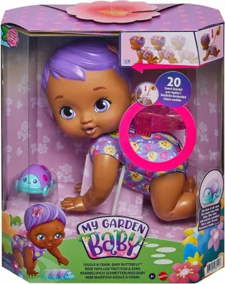 Produktbild von MATTEL MY GARDEN BABY Krabbelbaby Schmetterlingspuppe