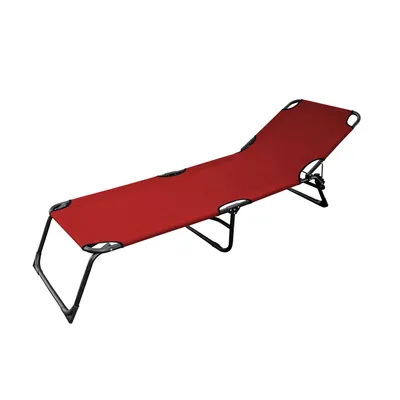 Produktbild von LEX Linder Exclusiv 3-Bein Gartenliege 188 x 57 x 30 cm MC37201R rot