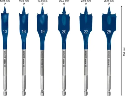 Immagine prodotto di Bosch 2608900333 Bosch EXPERT SELFCUT Speed Flachfräsbohrer Set 6tlg.13-25mm