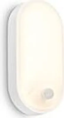 Obrázek produktu pro Briloner Ruch LED nástěnné venkovní svítidlo IP65, detektor pohybu, ochrana proti proudu vody, dosah 6 m, detekce 100 stupňů, bílé, 22 x 10,5 x 6 cm