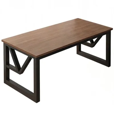 Zdjęcie produktu dla Nowoczesne biurko do gier, ciemny buk, styl industrialny/loft, 120 cm