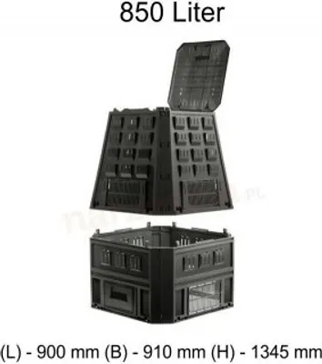 Produktbild von Komposter EVOGREEN 850 l - Schwarz