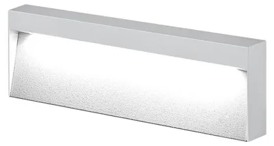 Imagen del producto de KIKI: Lámpara de pared LED de 8W, 4000K, IP65 – Estructura de aluminio blanco para exteriores, lámpara de pared con ángulo de luz de 50° – Rossini Group