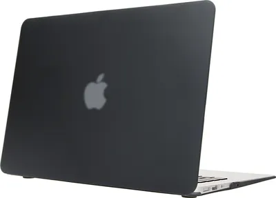 Produktbild von NALIA Schutz Hülle für MacBook Air 13 Zoll (2015), Slim Cover Etui Case Tasche Schwarz