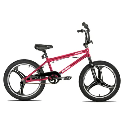 Produktbild von HILAND 20 Zoll Kinder BMX Fahrrad mit 3 Speichen, für Jungen Mädchen ab 7-13 Jahre alt, Rot