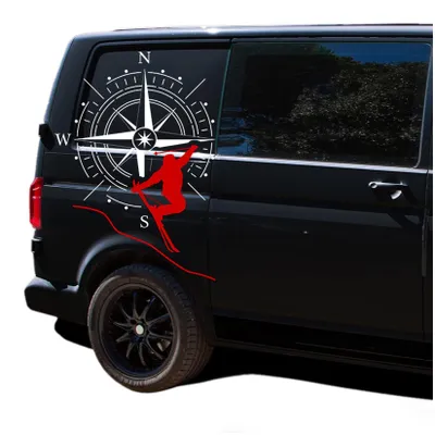 Produktbild von Kompas-Foliesticker für Auto und Wohnwagen