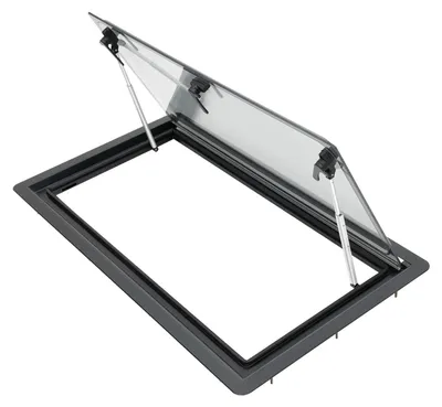 Imagen del producto de Ventana con ventilación para caravana - Rejilla de ventilación - Ventana para caravana - Mosquitera - Marco de aluminio