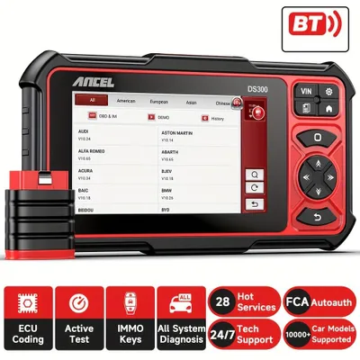 Productafbeelding van Draadloze OBD2 Scanner - Auto Diagnosetool - Foutcode Uitlezer - Voertuig Scanner - Diagnosesysteem