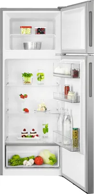Produktbild von AEG 5000 ColdSense / Freistehender Doppeltür - Kühlautomat / 1434 mm / 206 L / LowFrost – weniger Eisbildung RDB424E1AX Edelstahl-Look, Seiten silber + Antifinger Edelstahlbeschichtung