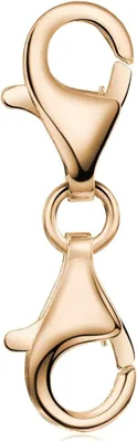 Productafbeelding van Dubbele Karabijnsluiting Wisselbaar Zilver 925 voor Armbanden en Kettingen