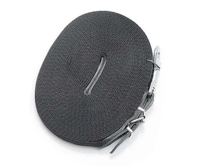 Image de Karlie ASP Laisse de dressage & de traction - Noir, 20 mm, 10m