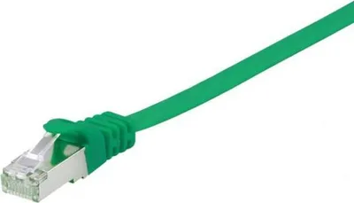 Produktbild von Equip Cat.6A U/FTP Flat Patchkabel, 2m, Grün
