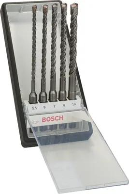 Produktbild von SDS plus-5 Hammerbohrer-Set, Robust Line, 5-tlg., 5,5-10 mm