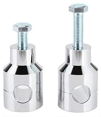 Productafbeelding van Aluminium stuurklemmen, 25 mm, voor 1-inch stangen - Universeel motoraccessoire - Aluminiumlegering - Stuuruitslagverhogers voor choppers/bobbers