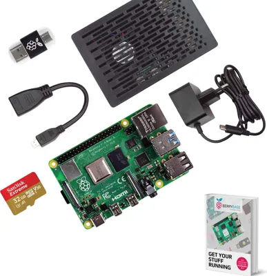 Produktbild von Raspberry Pi 4B, 8GB Basic Kit