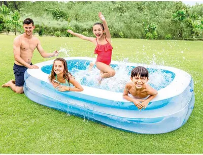 Produktbild von INTEX Swim Center Familienpool 262x175x56 cm