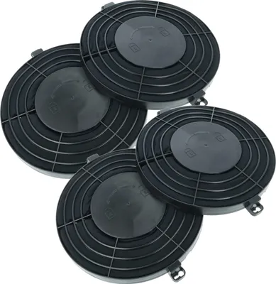 Produktbild von vhbw 4x Aktivkohlefilter kompatibel mit Ikea 301.514.17HDU10SHOTTEIK, 303.045.90HDLN4160SHOTTEIK Dunstabzugshaube - 25,5 cm