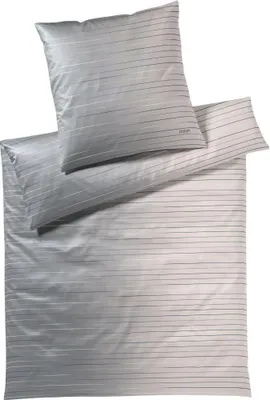 Produktbild von JOOP! Mako-Satin-Bettwäsche-Garnitur Move Farbe Stone Größe 155x220+80x80