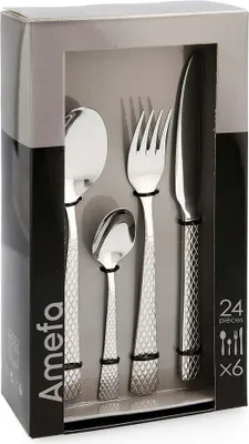 Produktbild von Besteck Amefa Quadrille Metall Stahl (24 pcs)