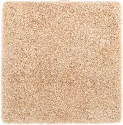 Produktbild von Teppich Shaggy Hochflor NAVARRA Beige 240x240 cm Polyester