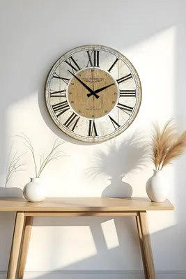 Immagine prodotto di Opviq, Huhuas00013, orologio da parete, multicolore, MDF, 50 x 50 cm