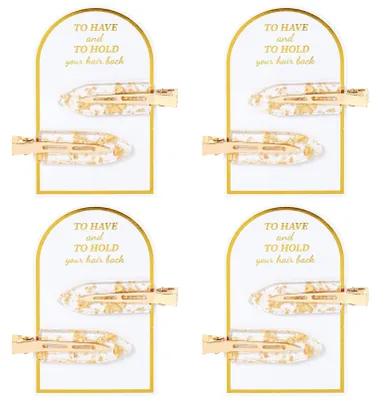 Image de Barrettes, lot de 8, sans plis, sans coutures, barrettes pour le maquillage, sans plis, pour filles et femmes, accessoires de coiffure, maquillage