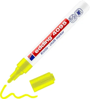 Produktbild von Edding 4095, Gelb, Bullet, Geruchlos, 1 Stück(e)