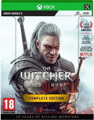 Obrázok produktu pre Xbox Series CENEGA Zaklínač 3 Divoký hon - edícia Hra roka + výročný Steelbook