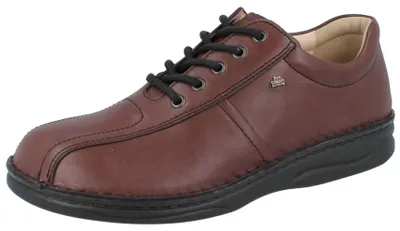 Immagine prodotto di Finn Comfort Dijon scarpe da uomo stringate in pelle marrone NUOVO - scarpe da uomo comfort, marrone, pelle liscia