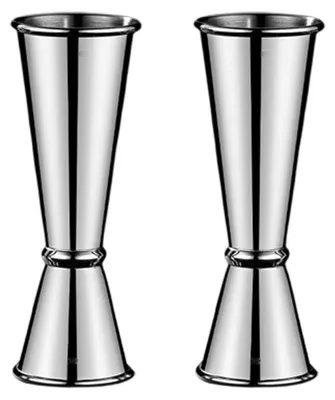 Produktbild von Cocktail Jigger 2 Stück Edelstahl 30/60ml mit Innen-Skala