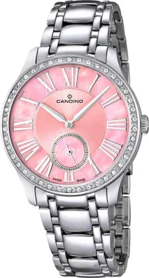 Produktbild von Candino Damen Uhr Armbanduhr C4595/2 Saphirglas pink silber