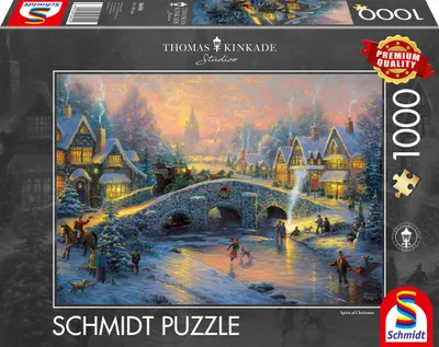 Obrázok produktu pre Puzzle 1000 dielikov Zimná dedina