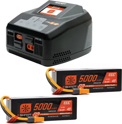 Produktbild von Spektrum Smart Powerstage G2 Car 8S 5000mAh 4S IC5 (2), S2100