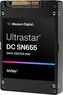 Produktbild von WD Ultrastar DC SN655 WUS5EC0B1ESP7Y3 - SSD - Rechenzentrum - 30.72 TB - intern - 2.5" (6.4 cm)