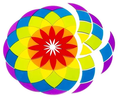 Immagine prodotto di Eduplay Giocattolo in acrilico Mandala grande - giocattolo educativo