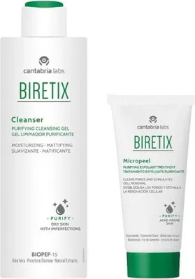 Produktbild von Biretix Pack Cleanser 200ml and Micropeel 50ml
