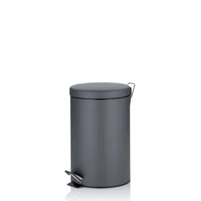 Zdjęcie produktu dla KELA Kosz na śmieci TIMON 12 L metalowy szary KL-10942