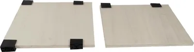 Produktbild von DAKEN Regalsatz für ARKA 81209 Werkzeugkasten 2 Stück Einlegeboden 430x380 mm und Trennwand Sperrholz