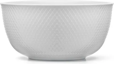 Produktbild von Lyngby Porcelæn - Rhombe Schüssel Ø 22 cm, weiß